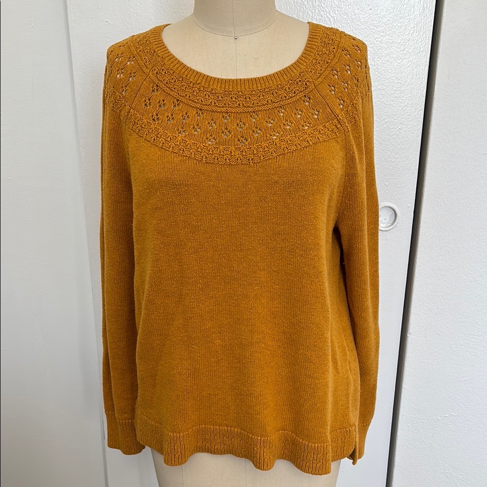 Sonoma Mustard Sweater Size Large
